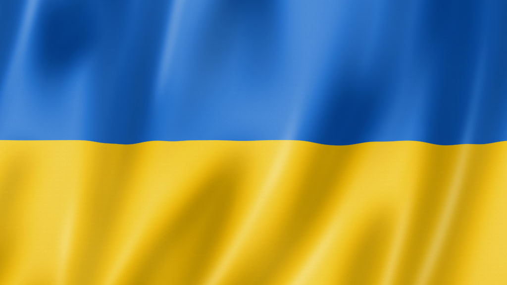 Ukraine flag smooth